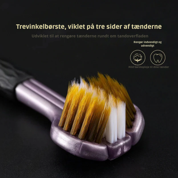 TriBrush™ - Renser tre gange mere – for et sundere smil hver dag