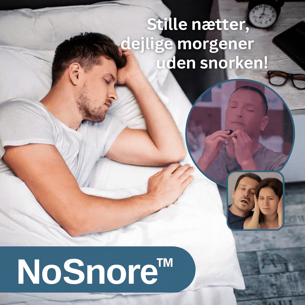 NoSnore™ - Tilbage til en rolig nattesøvn!