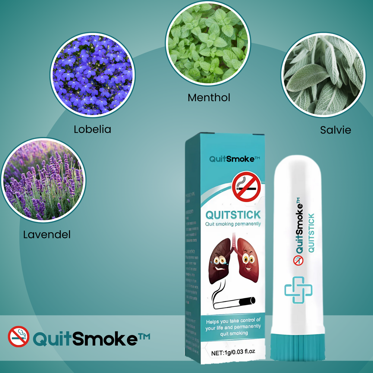 NicoFree™ Avanceret Rygestop Inhalator - Fjerner 90% af Rygetrangen på 48 Timer!