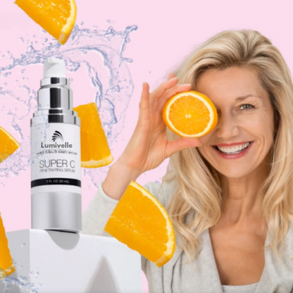 Lumivelle™ Super C Serum – Én flaske. Én rutine. Synligt yngre hud.