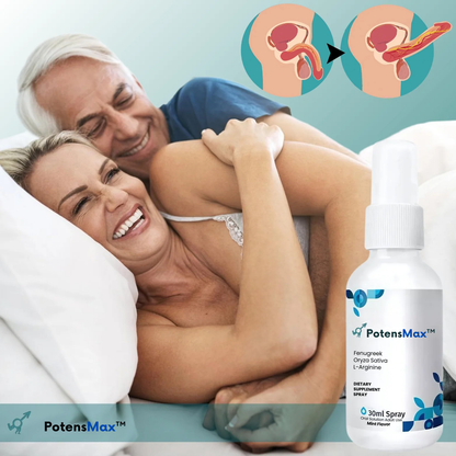 PotensMax™ Tang-Erektionsspray | Giver stenhårde erektioner på 43 sekunder!