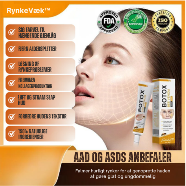 RynkeVæk™ | Botox Rynkefjernende Creme