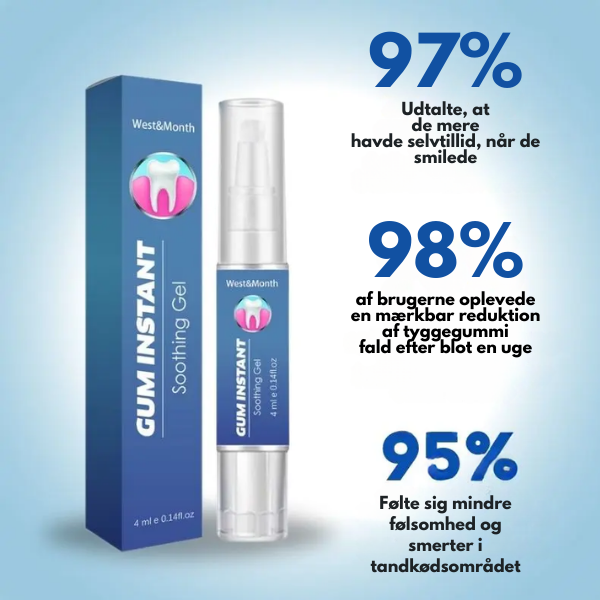 GumInstant™ - Ikke mere tilbagetrukket tandkød efter kun 3 dage!