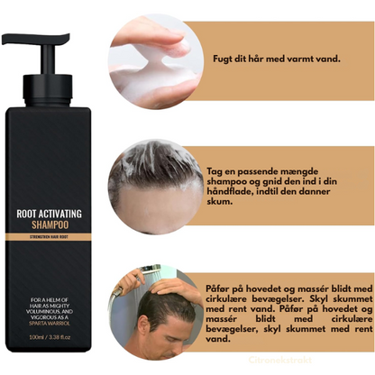 East Moon™ Root Activator Shampoo – Få Tykere, Fyldigere Hår På Bare 10 Uger!